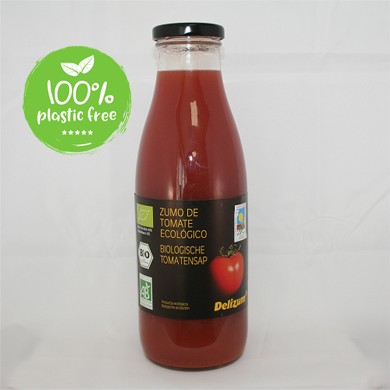 Tomatensap BIO 6fl.van 750ml. Delizum online kopen Natuurgroothandel