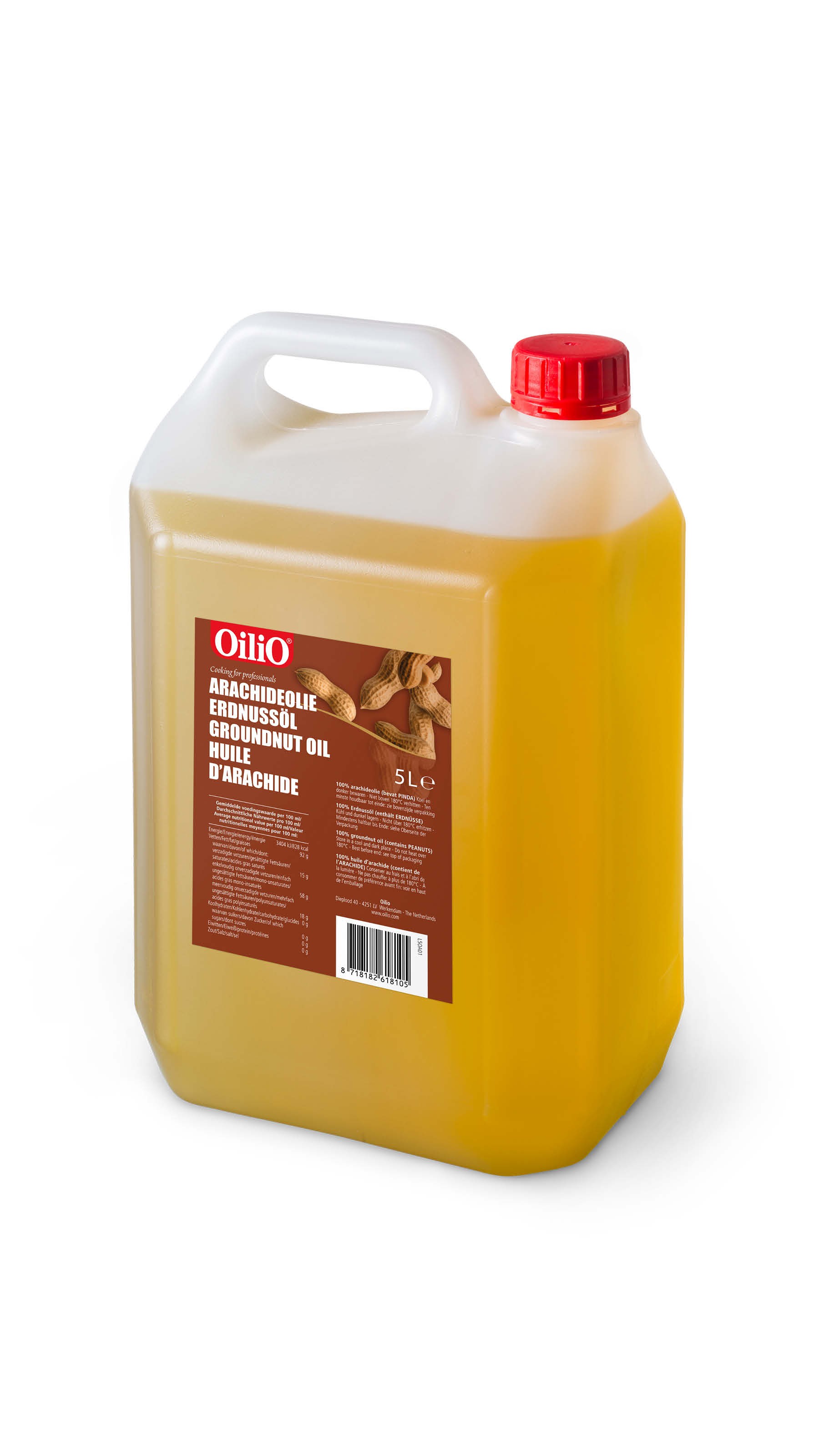 Arachideolie 5ltr. online kopen Natuurgroothandel