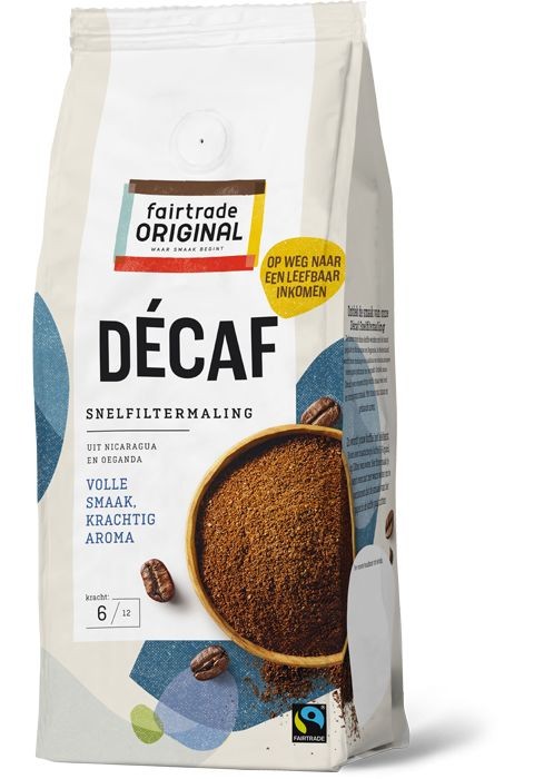 Fairtrade Original Koffie Decaf 250gr. snf online kopen Natuurgroothandel