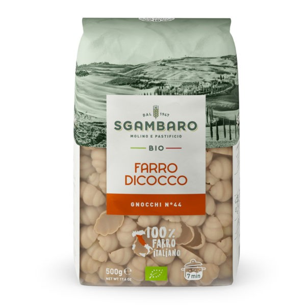 Pasta Gnocchi spelt BIO 500gr. Sgambaro online kopen Natuurgroothandel