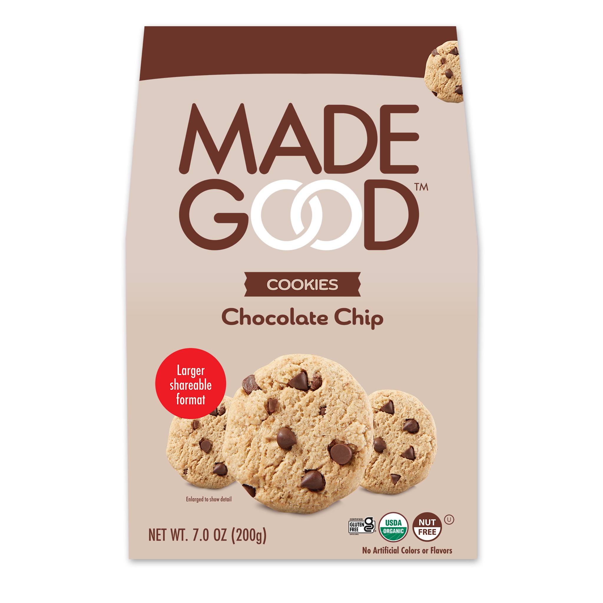 Crunchy Cookies Chocolate Chip 142gr. Made Good