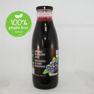 Blauwe bessensap BIO 750ml. Delizum online kopen Natuurgroothandel