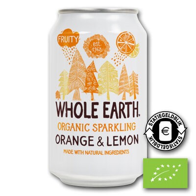Orange & lemon frisdrank BIO Whole Earth online kopen Natuurgroothandel