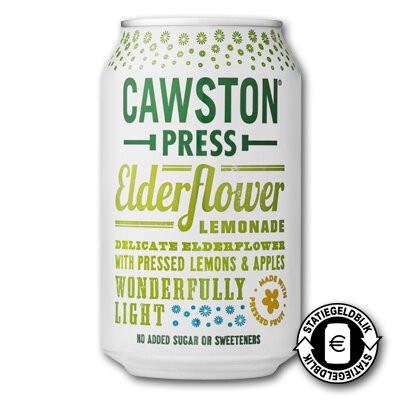Cawston Press Elderflower blik 330ml/ tray 24st. 