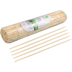Sateprikker bamboe FSC 250mm Ø3,0mm pak 1000st. Biodore