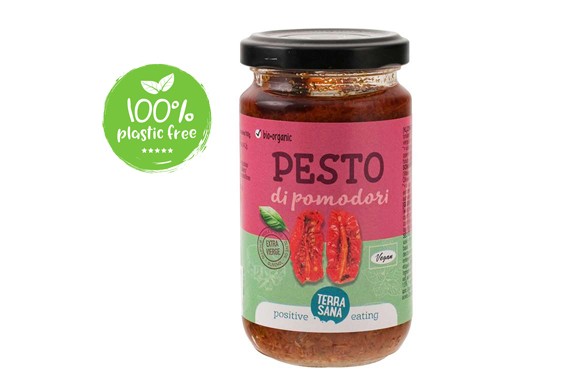 Pesto di pomodori 180gr. Terrasana online kopen Natuurgroothandel