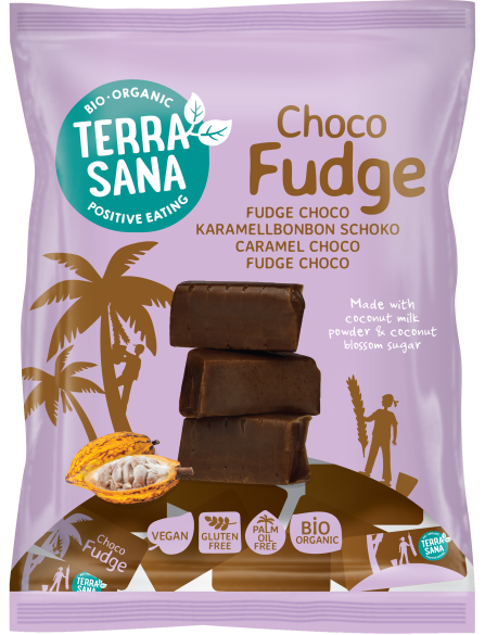 Fudge choco Vegan 150gr. Terrasana online kopen Natuurgroothandel