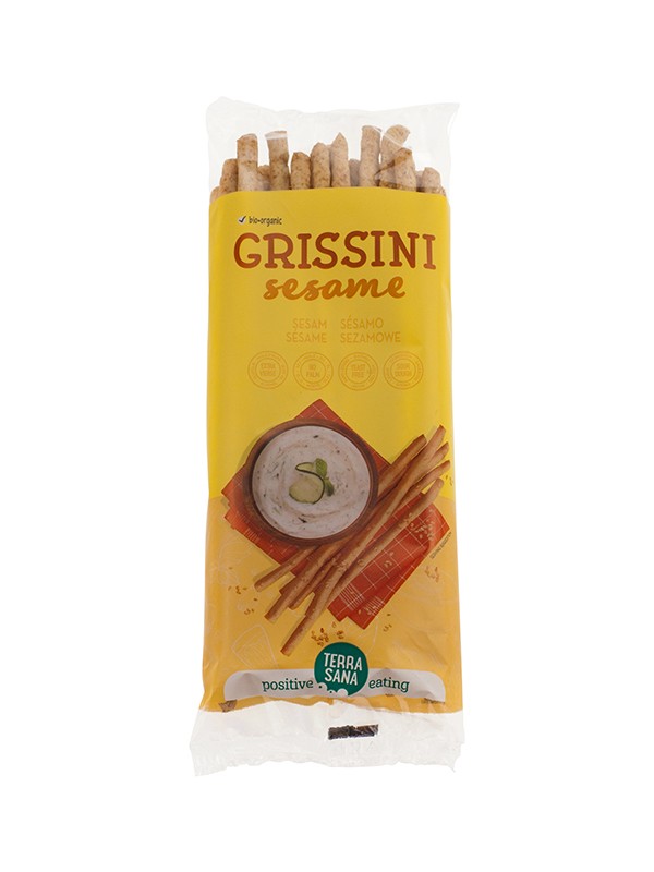 Grissini sesam soepstengel 125gr. TerraSana 