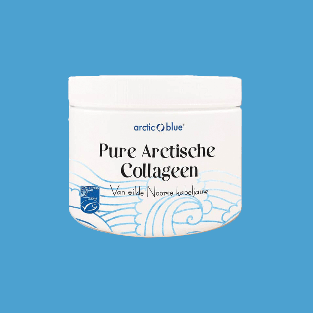 Pure Arctische MSC Viscollageenpoeder pot 150gr. Arctic Blue online Natuurgroothandel