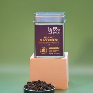Zwarte peperkorrels blik 75gr. The Good Spice