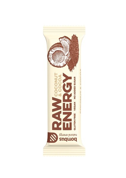 Bombus Raw Protein Bar Coconut & Cacoa ds. 20st. van 50gr. online kopen bij Natuurgroothandel