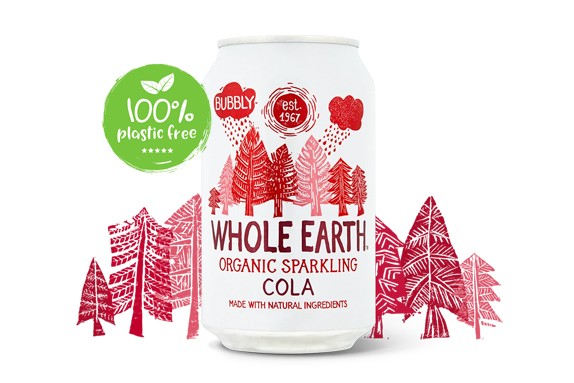 Cola frisdrank BIO blik 330ml. Whole Earth online kopen Natuurgroothandel
