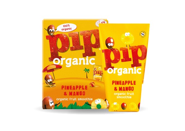 Pip Organic ananas-mango BIO 4 *180ml.  