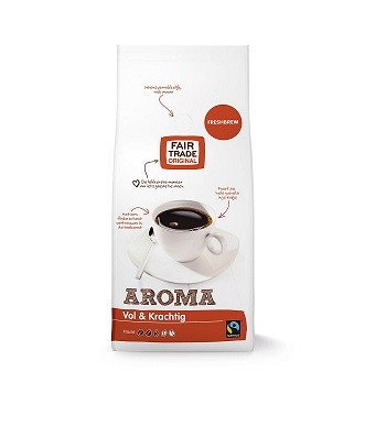 Koffie (gemalen) freshbrew aroma 1kg. Fairtrade