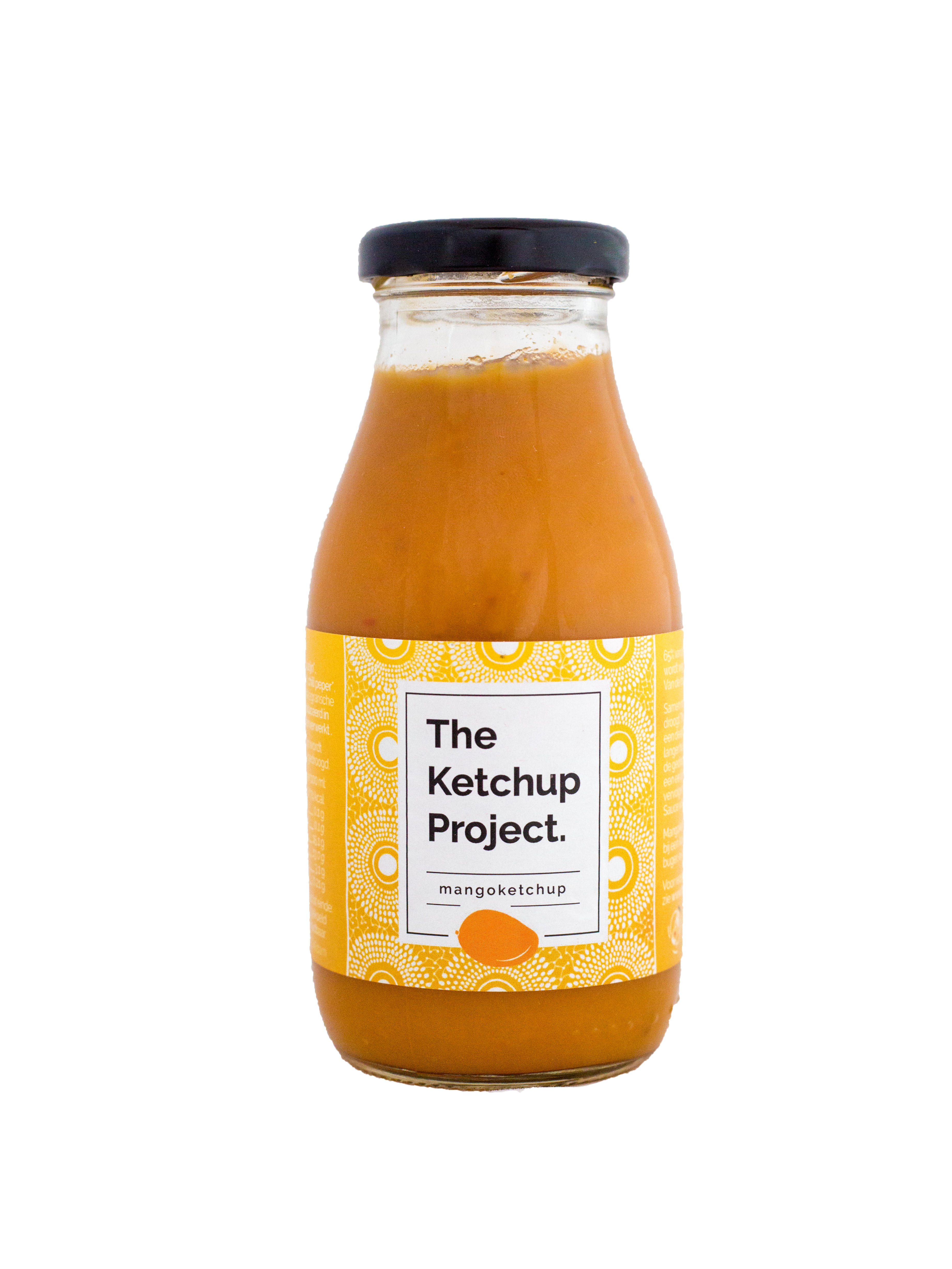 Mangoketchup fles 250ml. The Ketchup Project online Natuurgroothandel