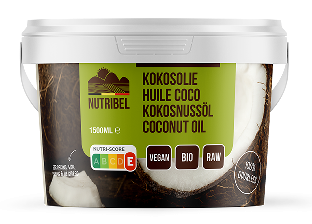 Nutribel kokosolie geurloos BIO 1500ml. online Natuurgroothandel kopen