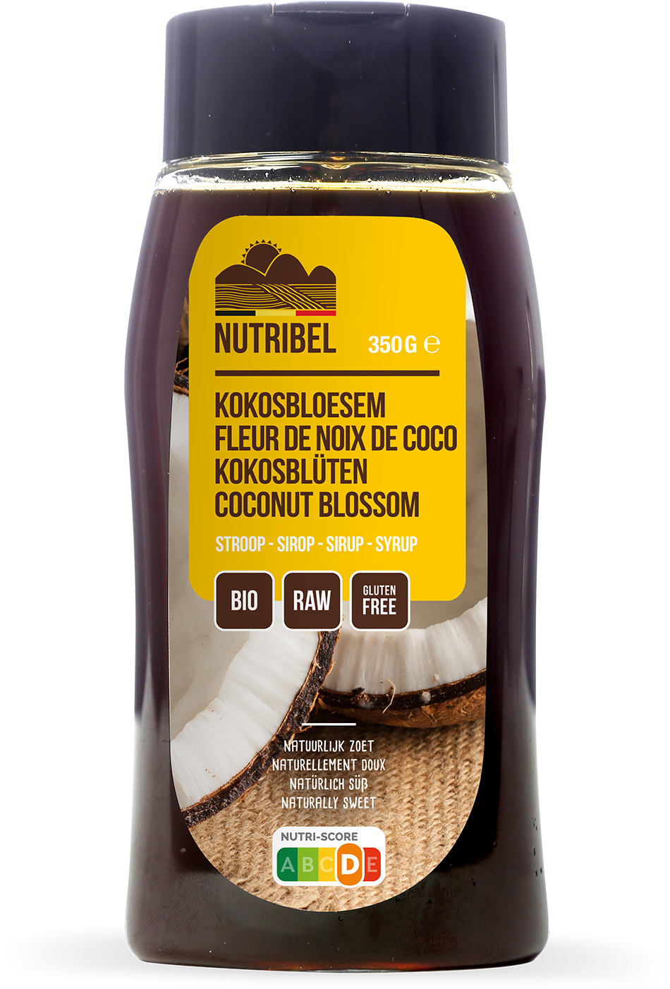 Nutribel kokosbloesemstroop BIO 350gr. online Natuurgroothandel