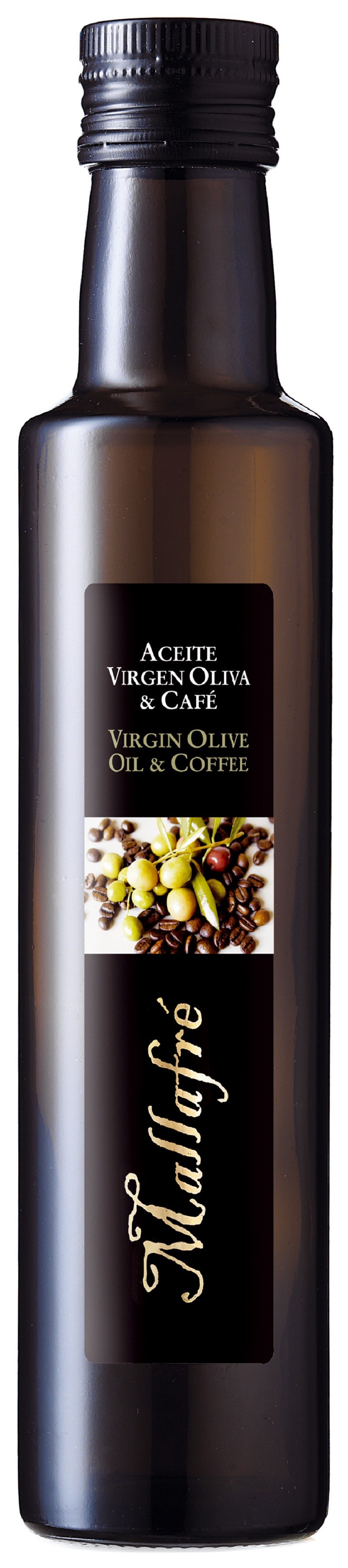 Olijfolie met koffie 250ml. Mallafre online kopen Natuurgroothandel