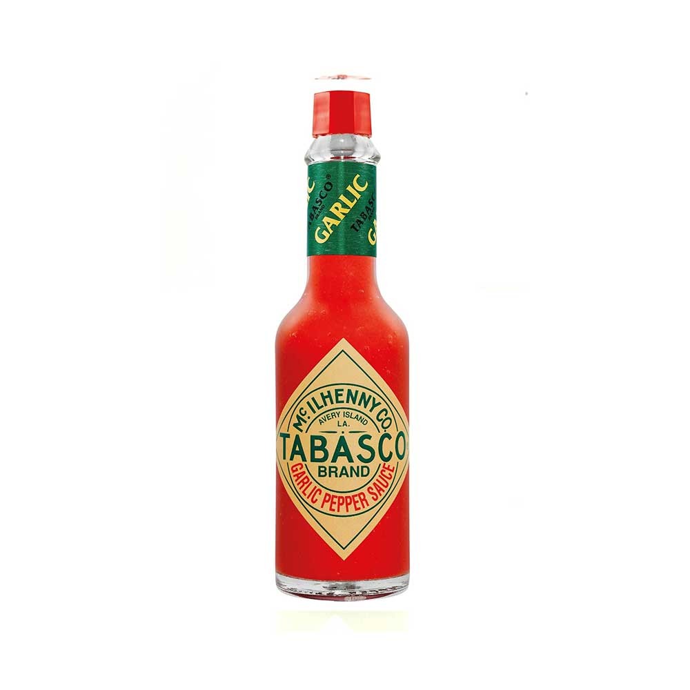 Tabasco pepersaus garlic