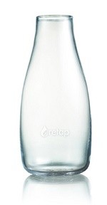 Waterfles met kleur dop naar keuze 0.8ltr. Retap 