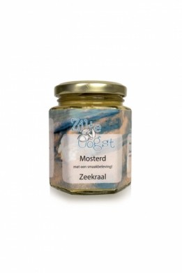 Mosterd(fijn) met zeekraal 170gr. Zilte Oogst